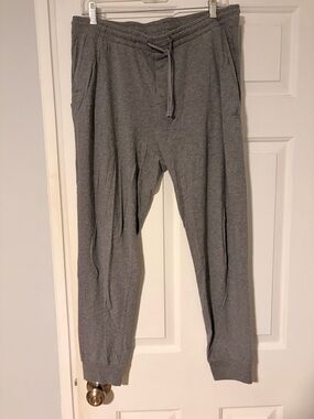 J. Crew Men's Heather Gray Drawstring Joggers